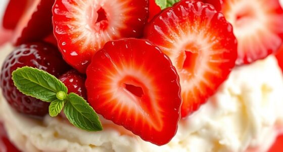 top strawberry ice cream toppings