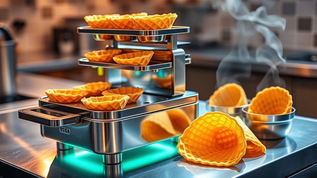 top waffle cone machines