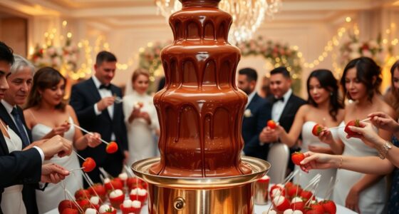 top wedding chocolate fountain picks