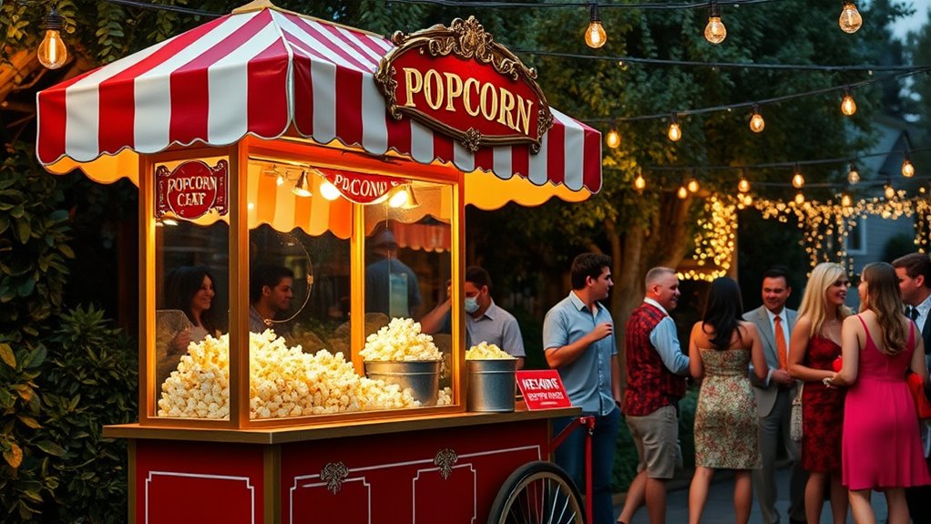 vintage popcorn cart considerations