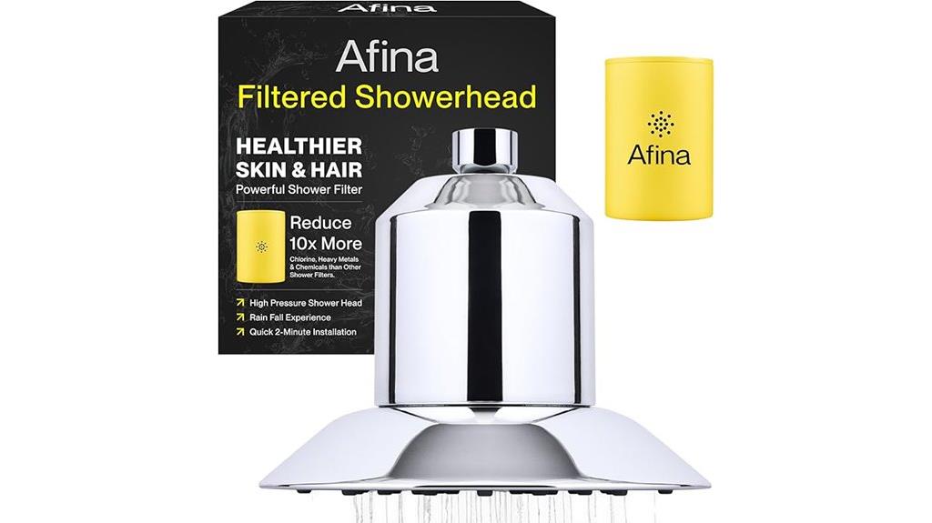 water softener shower head