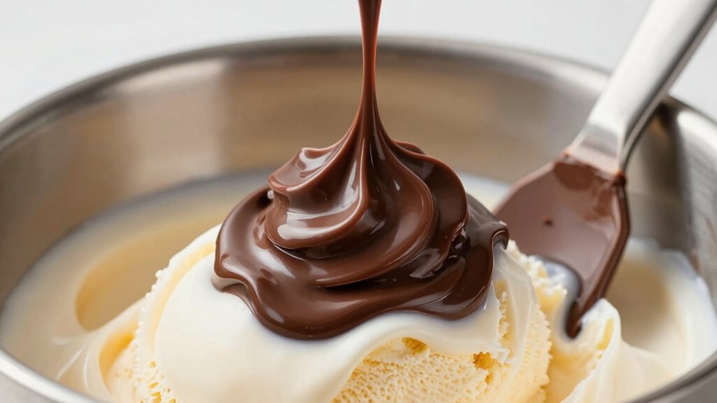 add chocolate at end