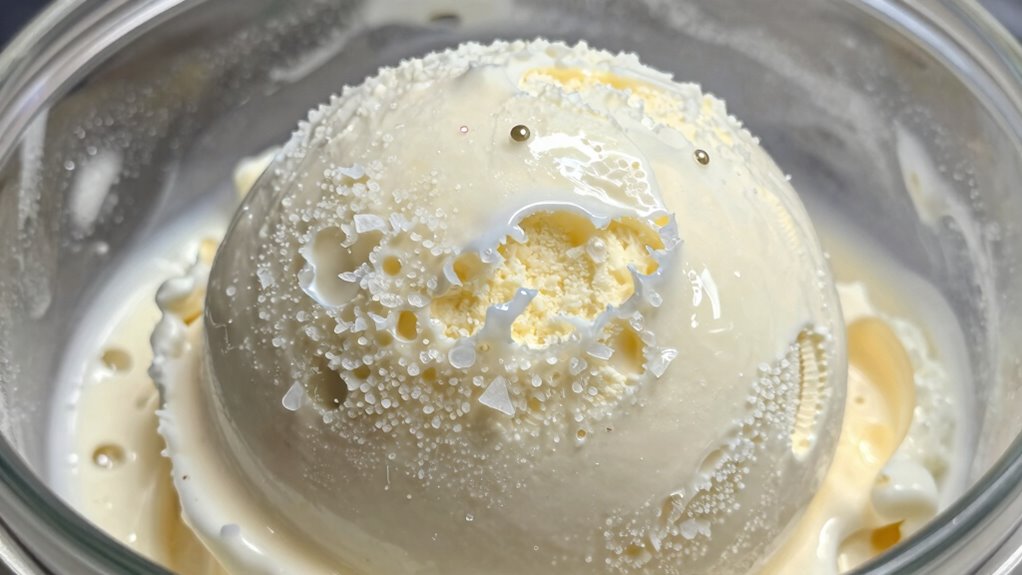 air bubbles and overrun