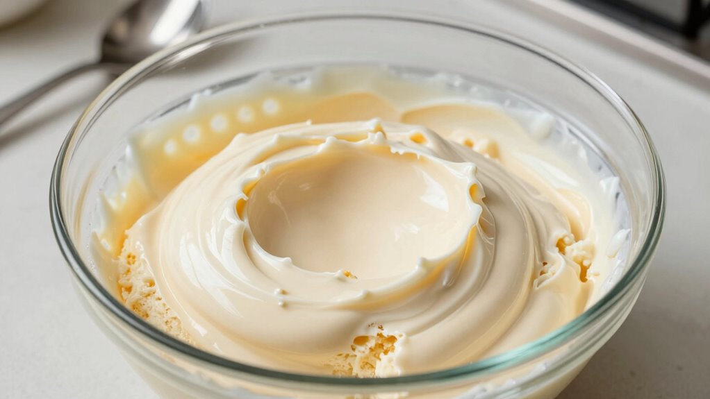 causes of thick ice cream