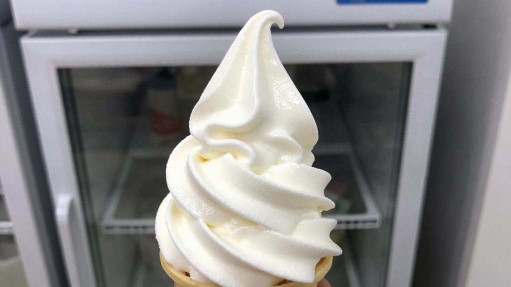 check the ice cream dispenser