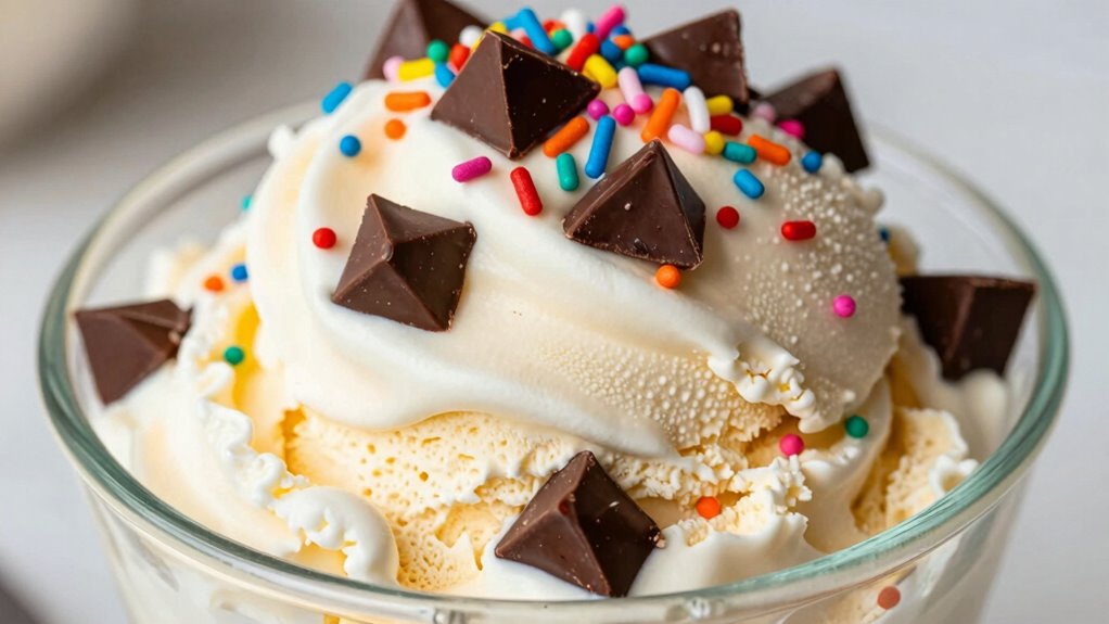 chill toppings to prevent sinking