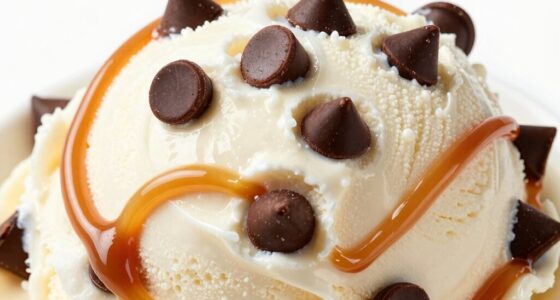 chocolate chips harden swirls soften