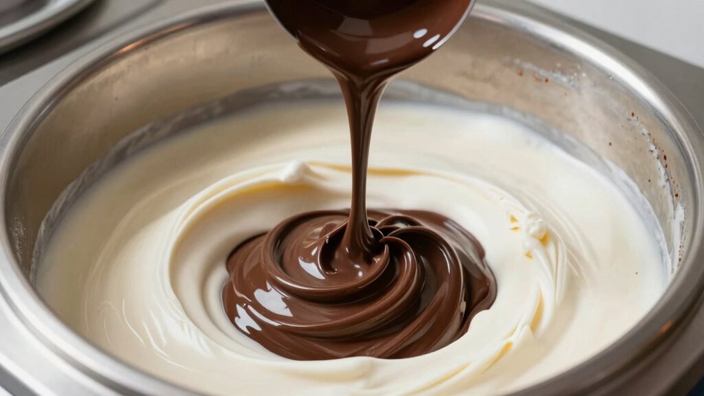 chocolate mixing timing considerations