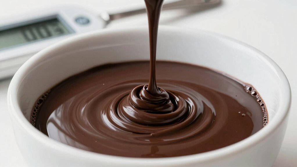 chocolate tempering success test