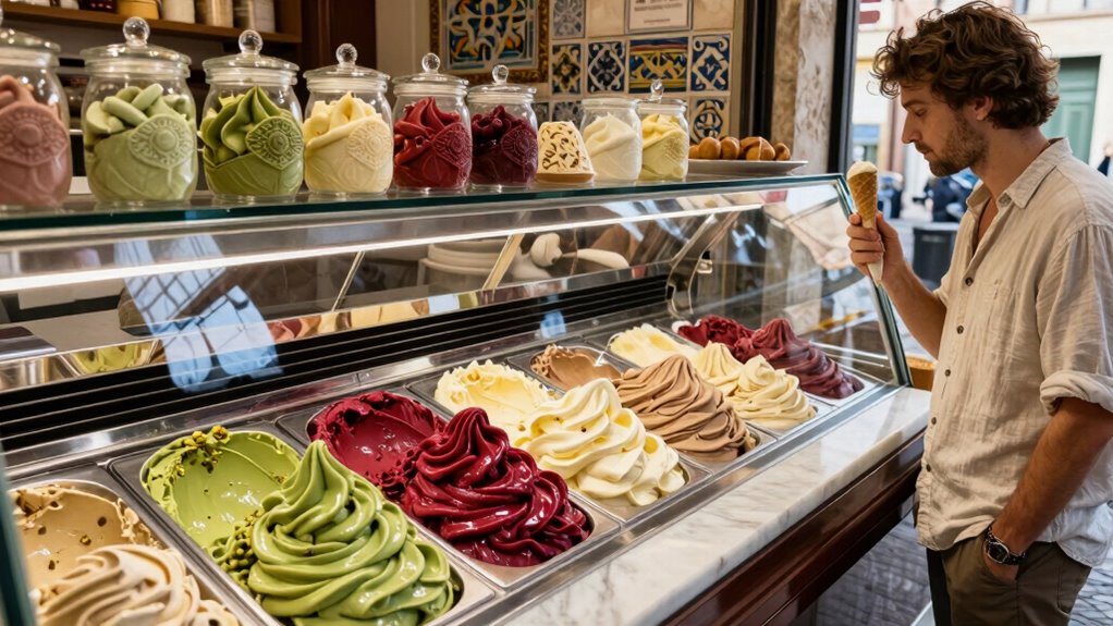 choose seasonal flavorful gelato