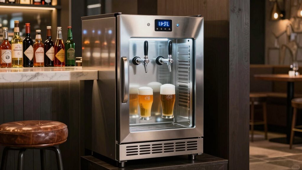 choosing durable dual tap kegerator