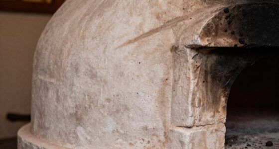 cleaning pizza oven soot