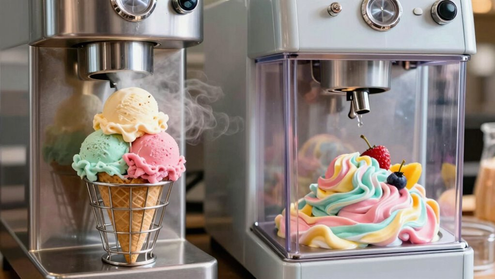 different machines distinct textures