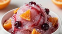 distinct italian style frozen treat