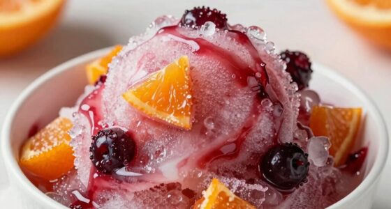distinct italian style frozen treat