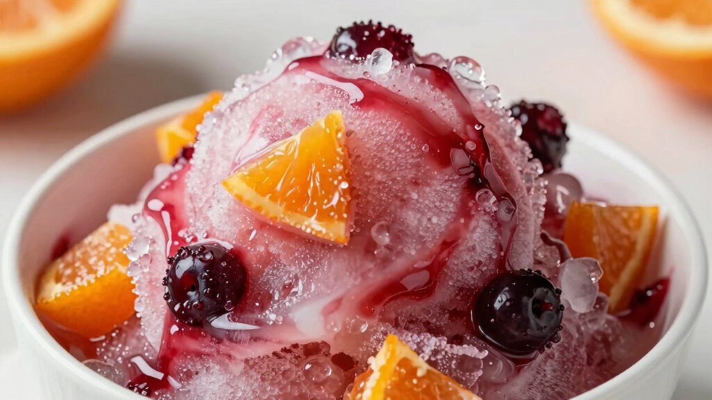 distinct italian style frozen treat