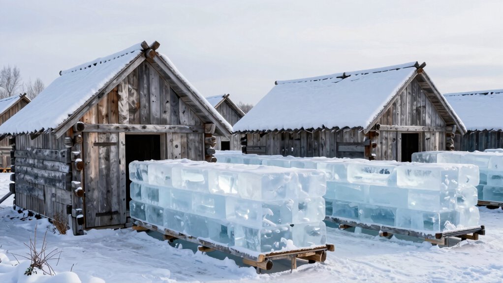 early ice harvesting innovations