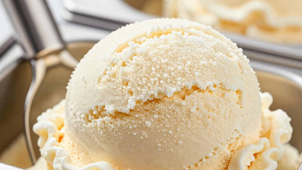 fix grainy ice cream