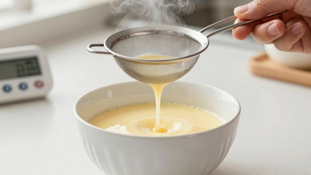 gradual controlled egg tempering