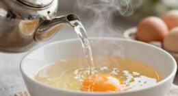 gradually heat eggs gently