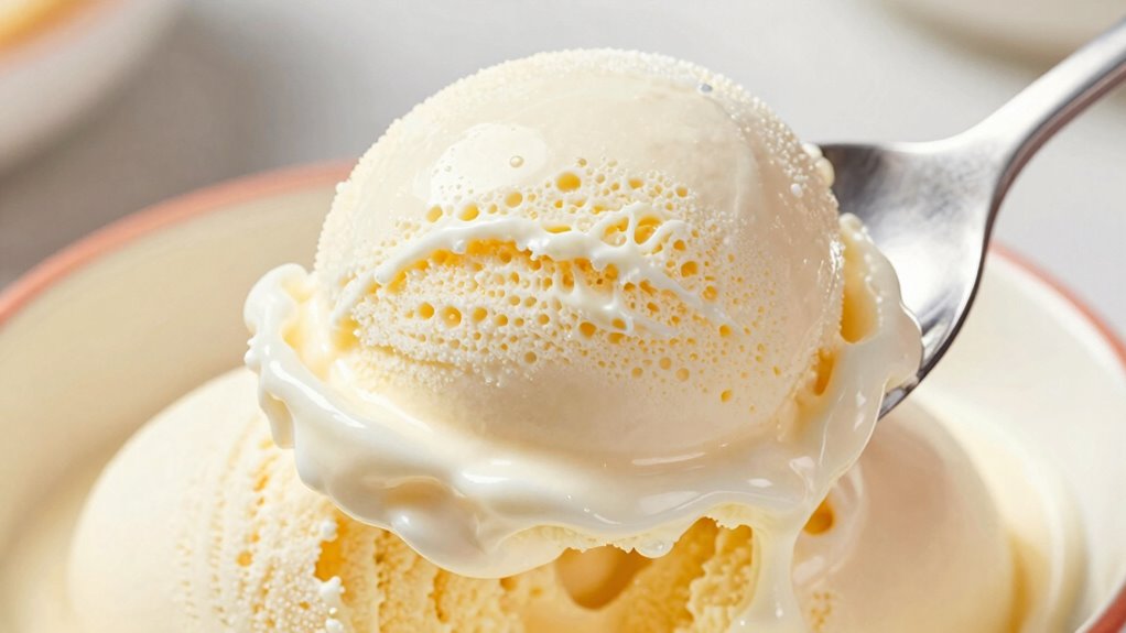 homemade stretchy ice cream