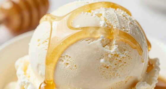 honey s effect on ice cream