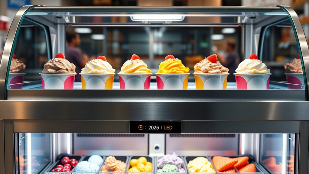 ice cream freezer features