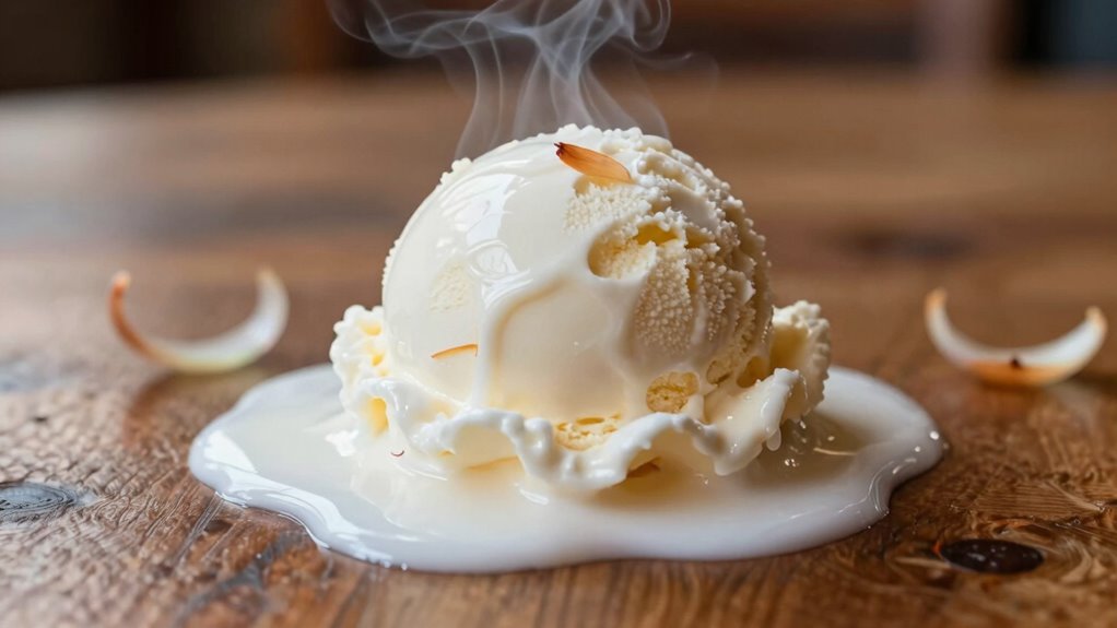 ice cream onion odor