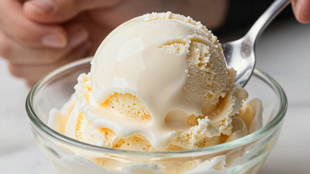 ice cream softness cause