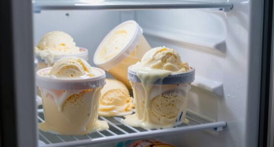 ice cream temperature fluctuations