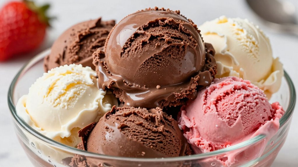 ice cream type and heaviness