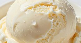 ice cream waxy coating causes