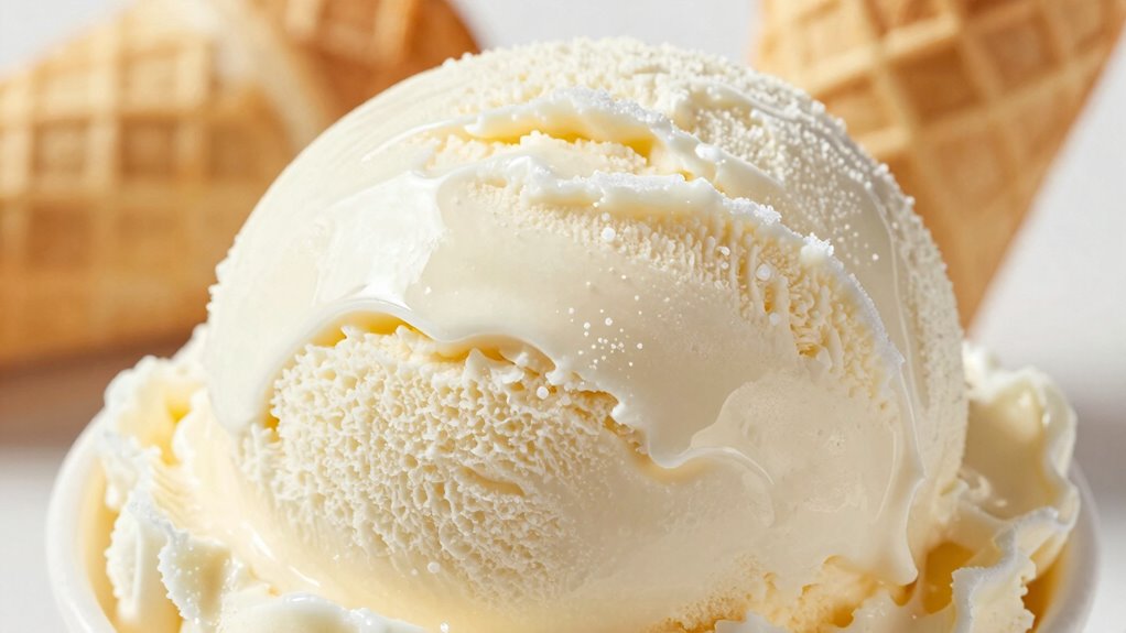 ice crystal size and freezing