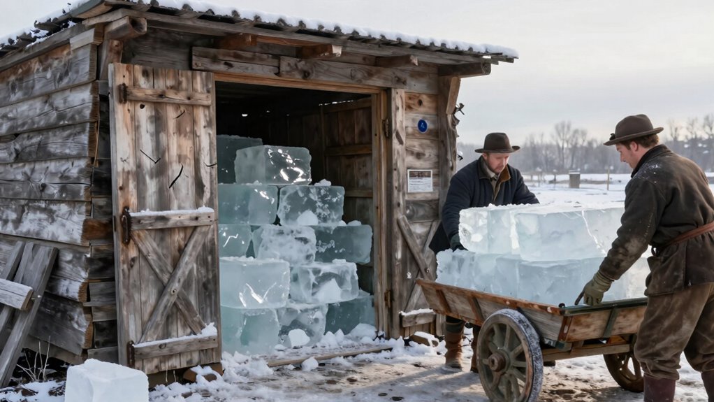 ice houses extended food freshness