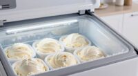 ideal freezer ice cream temperature