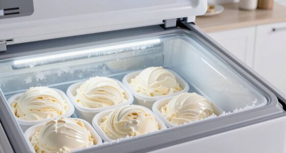 ideal freezer ice cream temperature