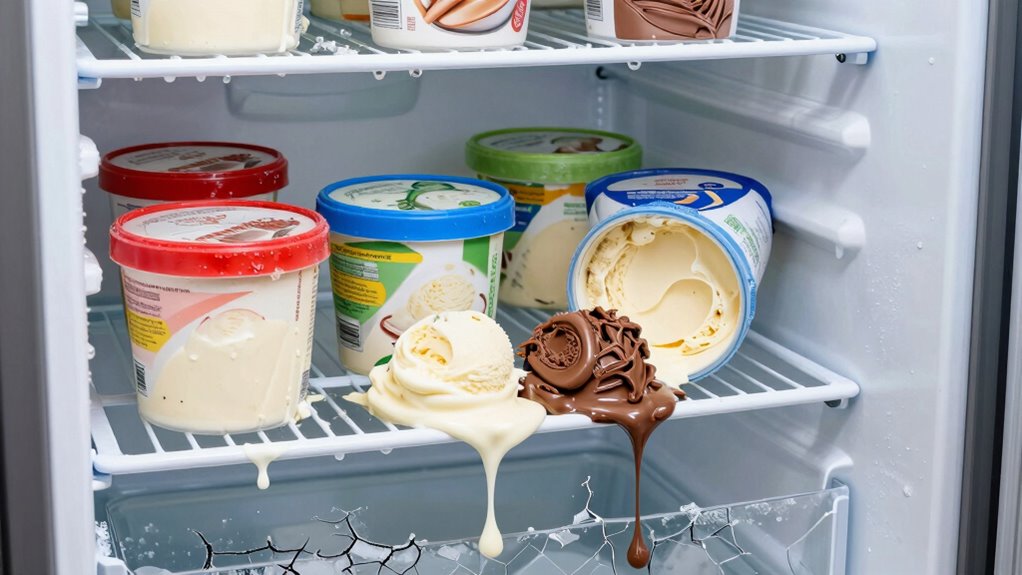 keep ice cream properly frozen
