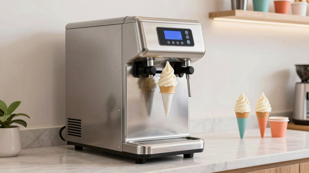 key soft serve machine features