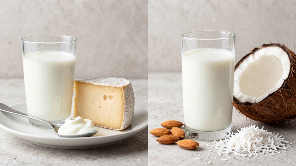 lactose vs dairy alternatives