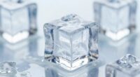 larger ice cubes last