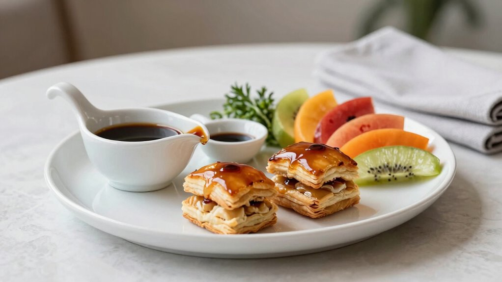 neat organized serving techniques