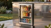 outdoor kitchen beverage coolers