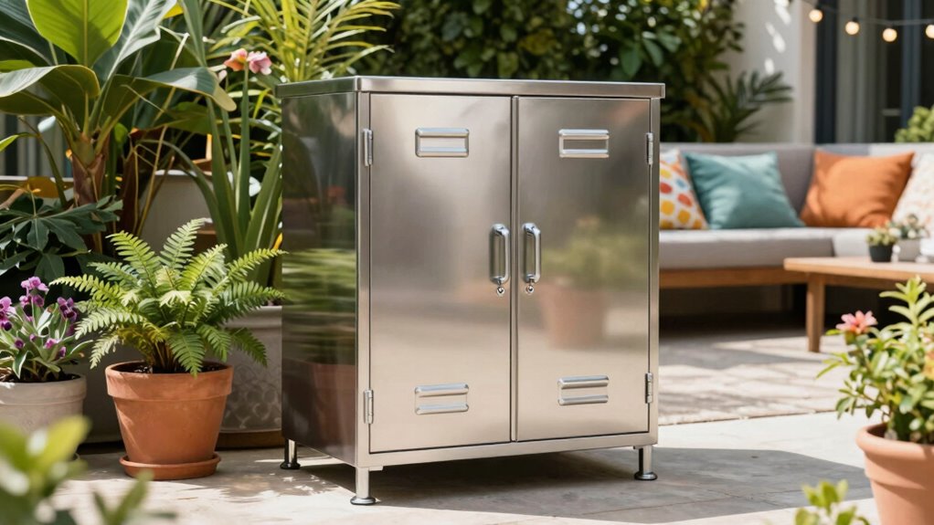 outdoor stainless steel storage considerations