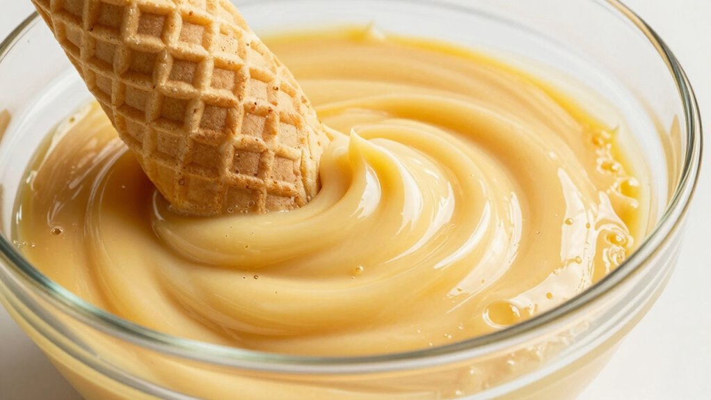 perfect waffle cone batter
