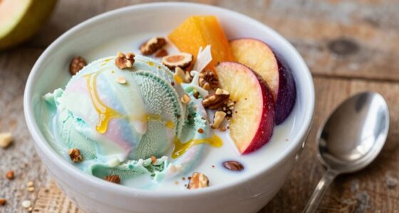 plant based ice cream oils