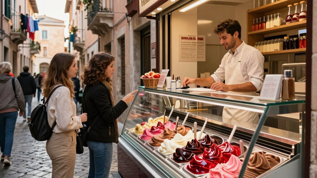 polite gelato ordering tips
