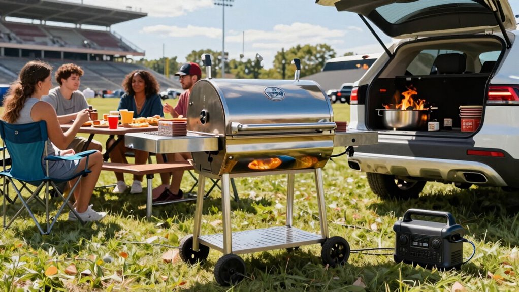 portable tailgate grilling essentials