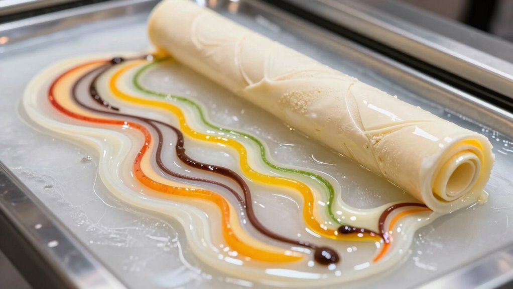 pour slowly freeze evenly