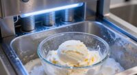 pre cooling enhances ice cream quality