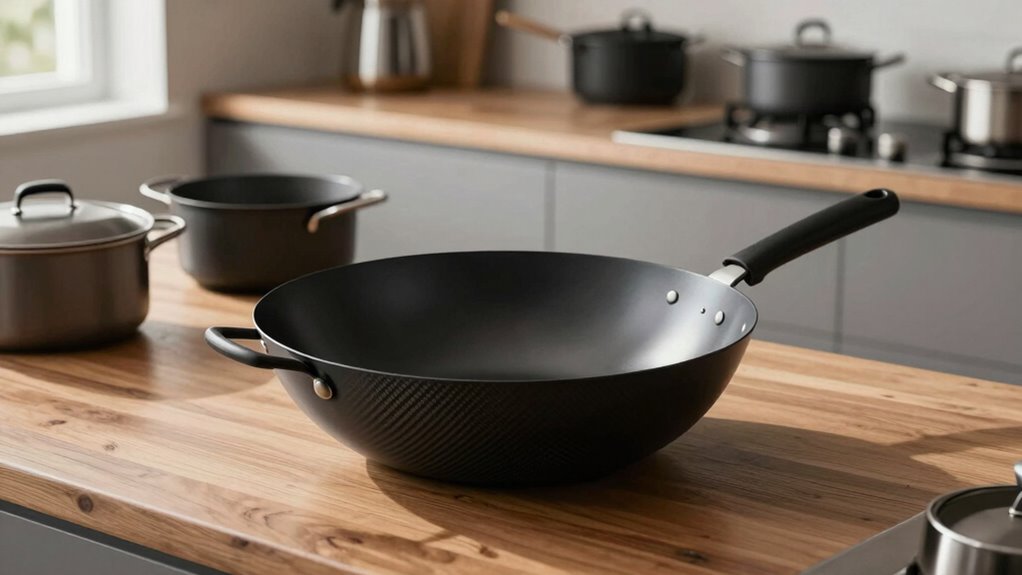 premium carbon steel woks